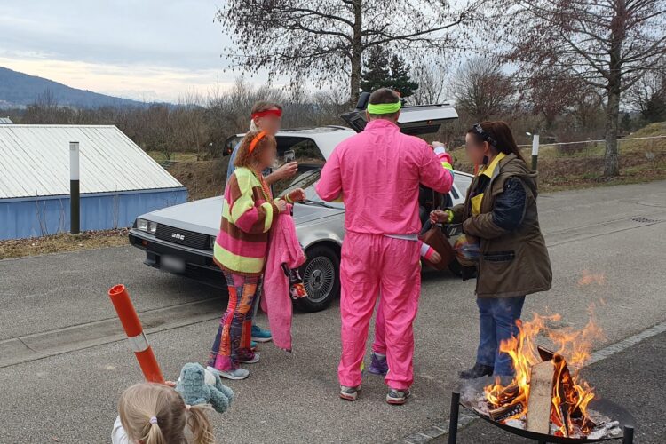 Location Delorean voiture film Retour vers le futur Suisse