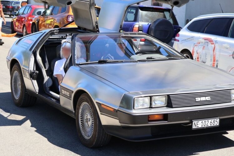 Location Delorean voiture film Retour vers le futur Suisse