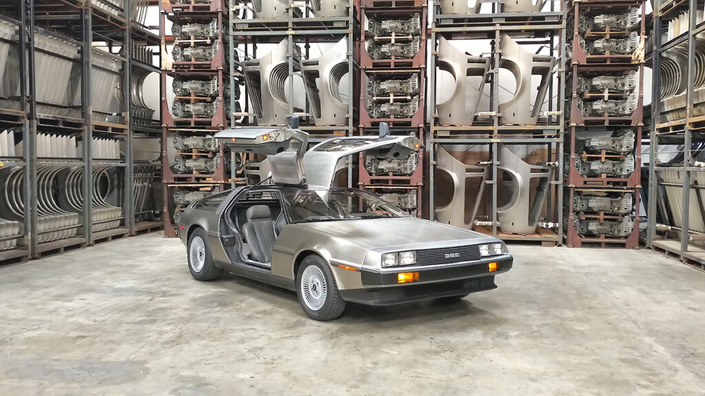 Location Delorean voiture film Retour vers le futur Suisse